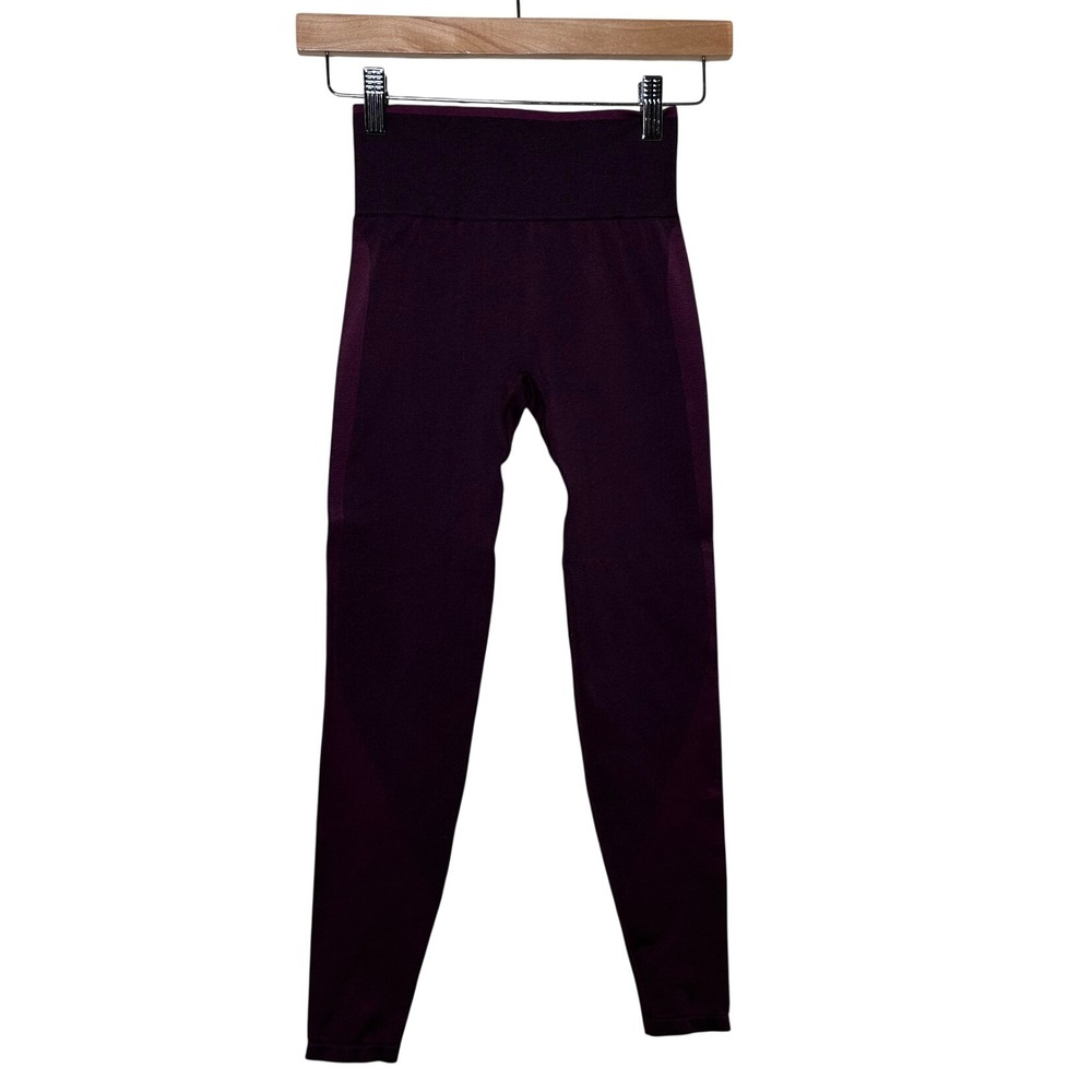 Pink Victoria's Secret Seamless Activewear Leggings size XS Maroon Red